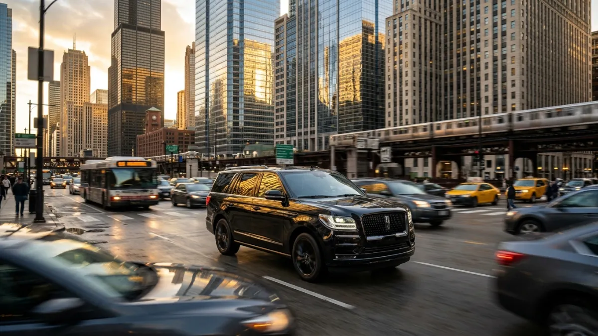 2026 Lincoln Navigator limo in Chicago