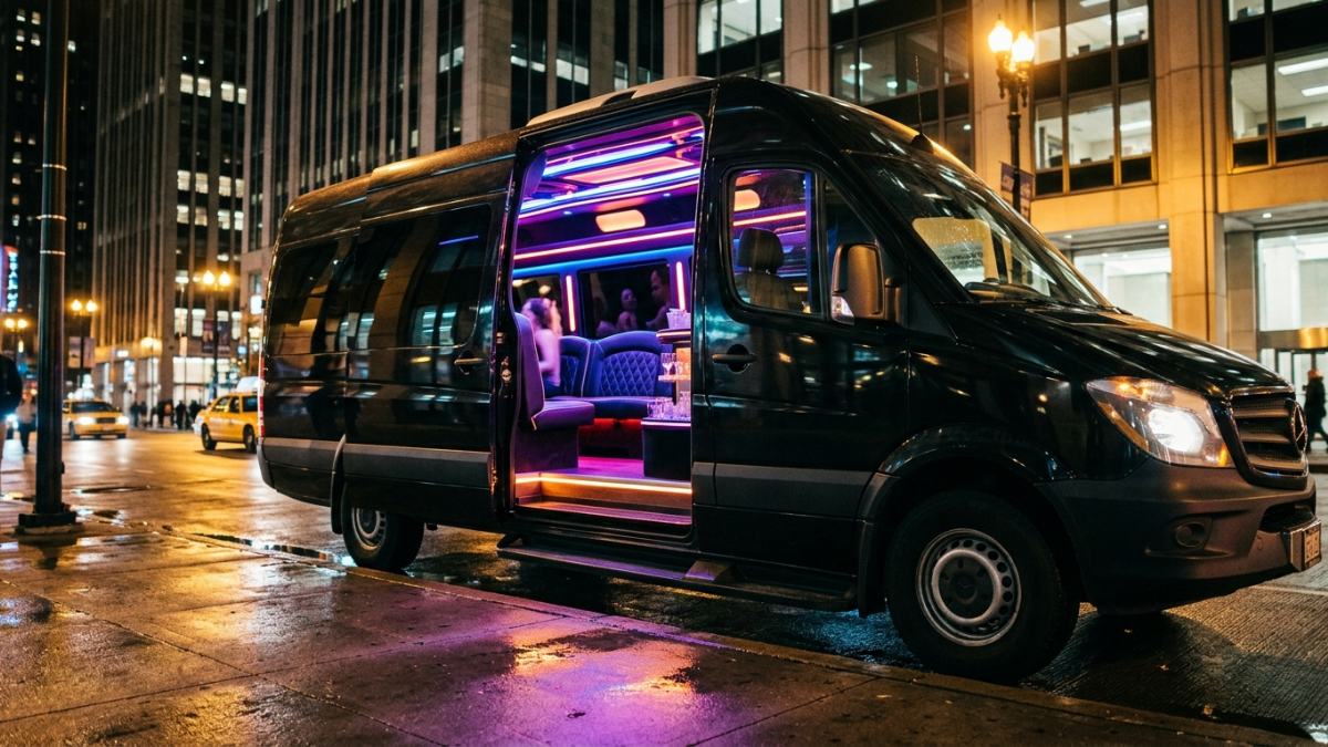 Party bus exterior