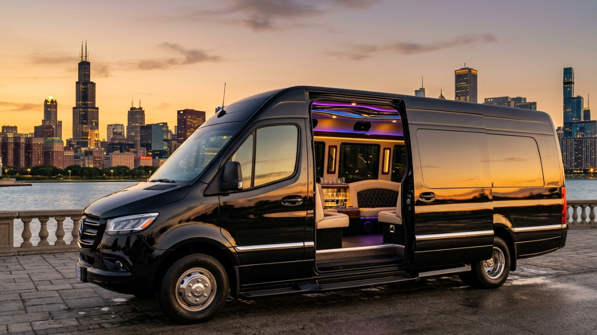 Sprinter party bus rental Chicago