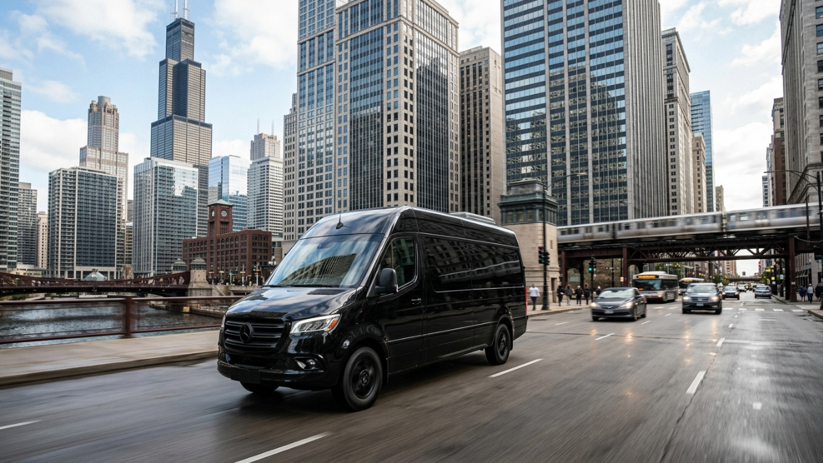 Sprinter van side