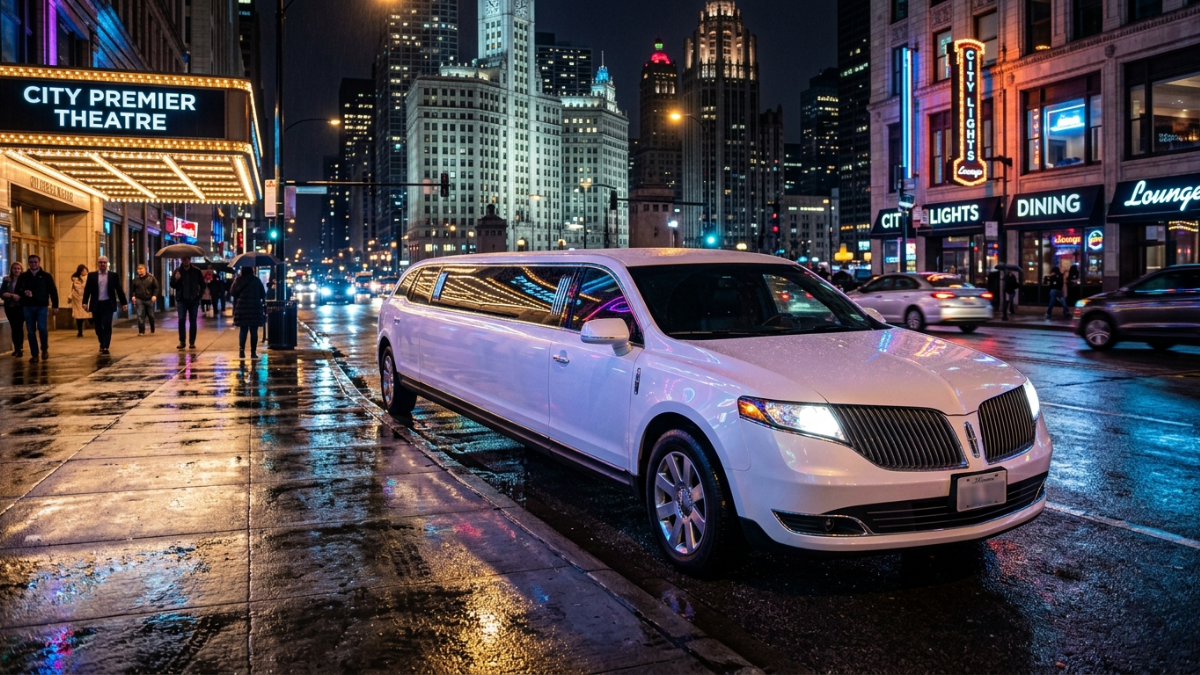 Stretch limo side